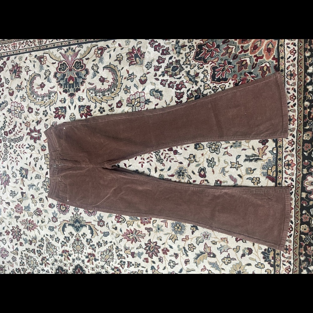Brown flare jeans!